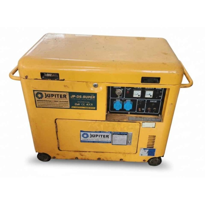 เครื่องปั่นไฟดีเซล Jupiter 5kW (JP-D5-SUPER) สภาพดี พร้อมใช้งาน พลังแรงสะใจ
