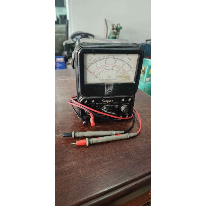 มิเตอร์ Simpson (ซิมสัน) มือสอง ของแท้ รุ่นคลาสสิก สภาพดี พร้อมใช้งาน