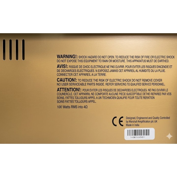 แอมป์ Marshall MG100DFX มือสองสภาพดี ราคาคุ้มค่า พร้อมส่ง